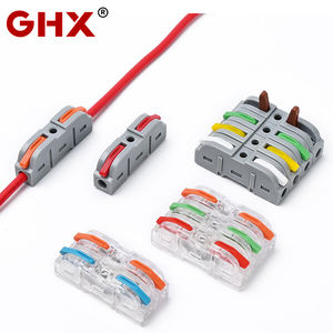 GHX スプライスコネクタ クイック端子台 レバーナット 電源用 PCハウジング プッシュワイヤー コンダクター 有線通信線 - Product Image 3