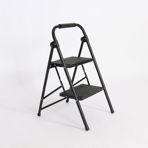 Escabeau tubulaire rond en acier, kit d'<span class=keywords><strong>échelle</strong></span> <span class=keywords><strong>coulissante</strong></span> pour <span class=keywords><strong>bibliothèque</strong></span>, petit escabeau domestique avec poignée en mousse - Product Image 4