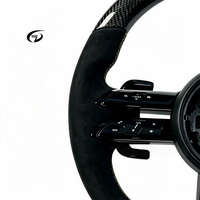 Volant de voiture sport en fibre de carbone adapté aux nouveaux modèles Mercedes-Benz W223 AMG, W213, W222, W206, GLE63, SL63