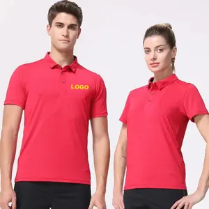 Camisas polo de algodão de seda bordadas com logotipo de alta qualidade camisetas polo de golfe simples camisas polo de malha personalizadas para homens e mulheres