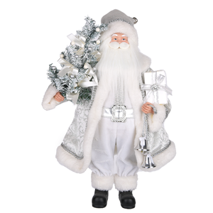 Nouveautés 2026 : Poupée de Noël géante Hyundai Silver pour fenêtre, articles de décoration de Noël - Product Image 2