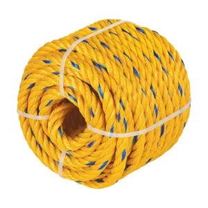 SCATOLA 6 kg di corda in polipropilene giallo da 11 mm, rotolo da 1 kg - Product Image 1