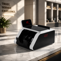 Compteur de billets avec détection UV, écran LED TFT certifié ROHS, 900 billets/min, pour supermarché