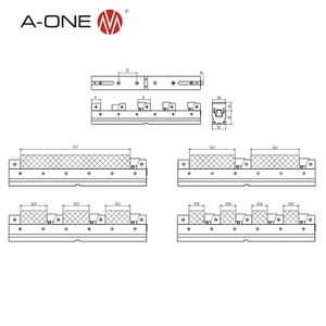 Fabriqué en Chine, étau plat multi-postes modulaire CNC <span class=keywords><strong>Gerardi</strong></span> de haute précision - Product Image 5