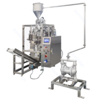 Machine d'emballage automatique VFFS de qualité alimentaire pour liquides, sauces piquantes, gels et shampoings avec sachets en papier, fabriquée en Chine par KenHigh