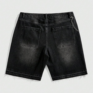 Celana pendek <span class=keywords><strong>Denim</strong></span> kasual untuk pria, celana pendek <span class=keywords><strong>Denim</strong></span> kasual Goth desain baru musim panas, celana pendek joran <span class=keywords><strong>Denim</strong></span> berlian imitasi longgar untuk pria