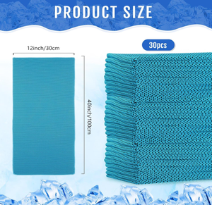 Custom Logo Printed Quick Dry Polyester Microfiber Ice Cooling Neck Towel Instant Cold Sports Gym Workout Towel - Product Image 4