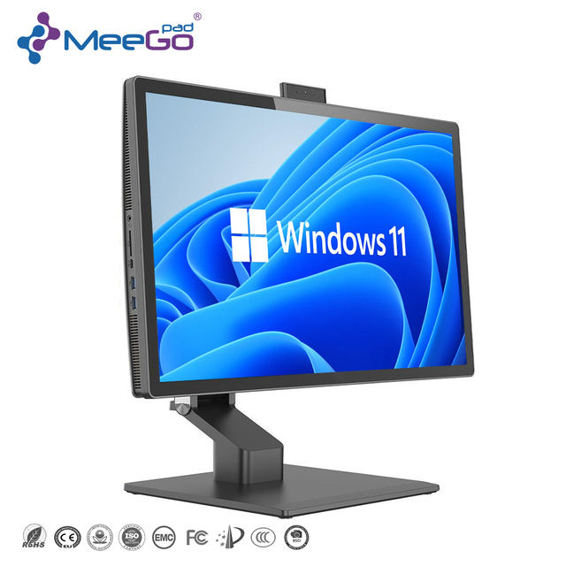 23.8 Inch All in One PC Computer with New Intel I7 14650HX CPU DDR4 USB Press Camera for Home Business Office Education Assembly