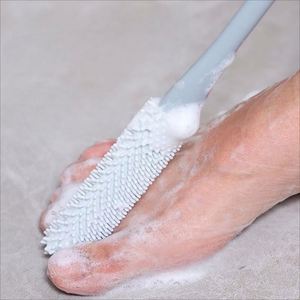 15.7" <b>Brush</b>, Foot Scrubber <b>Shower</b>, Rubber Toe Cleaning <b>Brush</b> Long Handle <b>for</b> Seniors,Elderly - Product Image 1