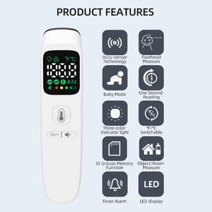 Finicare novo produto em estoque, no exterior, casa, testa, termômetro infravermelho, equipamentos médicos - Product Image 4