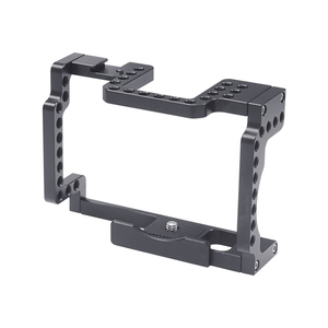 Plataforma de jaula de cámara de aleación de aluminio para <span class=keywords><strong>Canon</strong></span> <span class=keywords><strong>M50</strong></span> / <span class=keywords><strong>M50</strong></span> Mark II Montaje de fabricación de películas de video para accesorios <span class=keywords><strong>M50</strong></span> - Product Image 6
