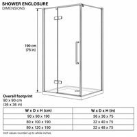 Cabine de douche de luxe sur mesure en or avec porte battante et panneau latéral fixe pour projets de salles de bain de villégiature