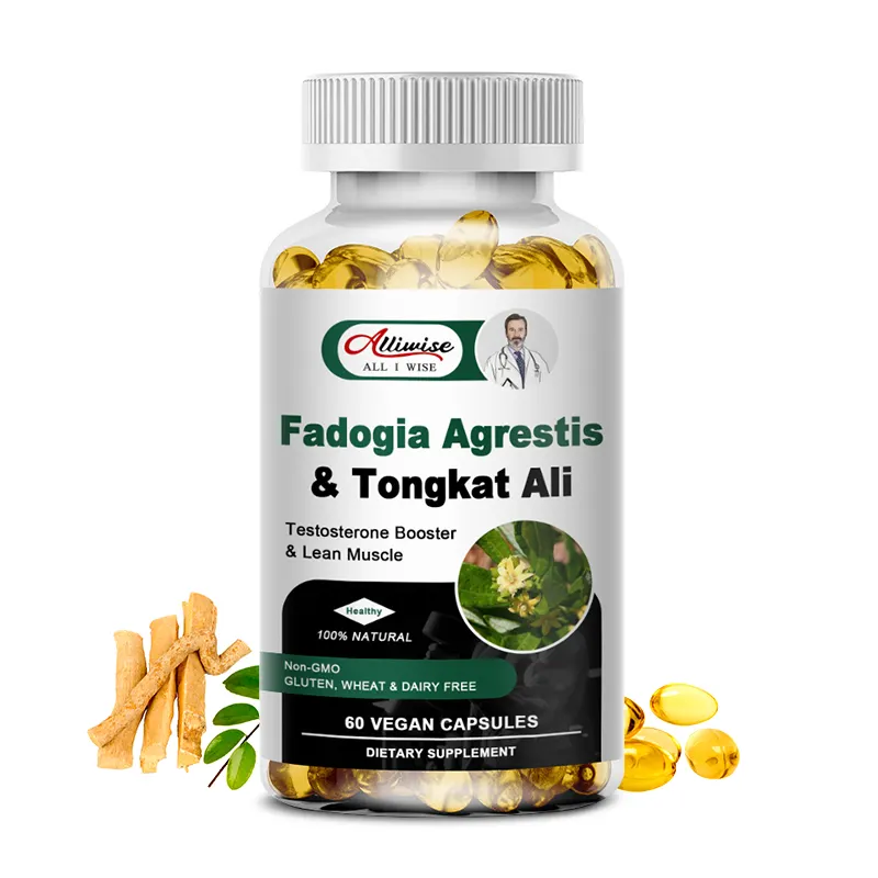 OEM Fadogia Agrestis Tongkat Ali Capsule Extract 60pcs Food Grade Herbal Extract for Health