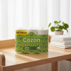 Fabricantes de Papel Higiénico de Marca Privada, Paquete Súper Grande de Papel Higiénico para Hotel, Rollo de 500 Hojas - Product Image 2