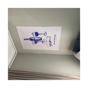 Bức tranh nghệ thuật in hình ảnh Áp phích trang trí nhà phòng ngủ tường thư pháp vải bức tranh - Product Image 2