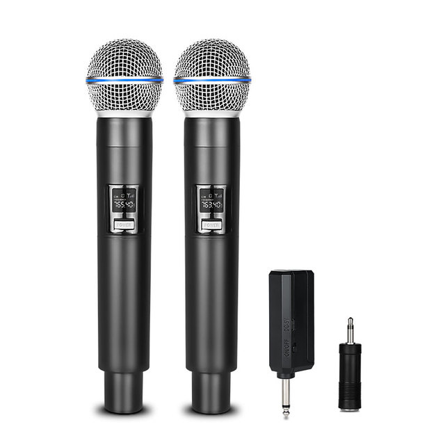 Portable 2.4G Digital Wireless Universal Microphone Plug and Play Handheld Mic for Speaker Karaoke