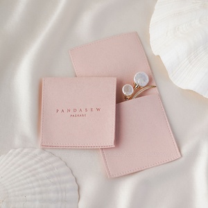 PandaSew Custom logo Microfiber <b>Envelope</b> Jewelry Packaging <b>Gift</b> Pouch Jewelry Bag - Product Image 1