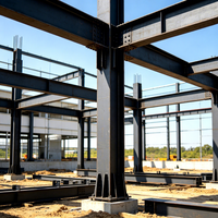 Grand stock de poutres en H Q355B S355JR haute résistance ASTM A572 Gr50 pour projets de ponts et structures en acier industriel lourds