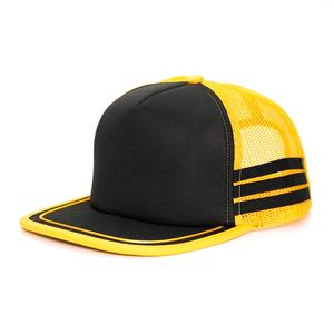 Casquettes de sport en maille à 5 panneaux, profil haut, Gorras, casquettes de camionneur, snapback, rayures, casquettes de baseball avec logo personnalisé - Product Image 4