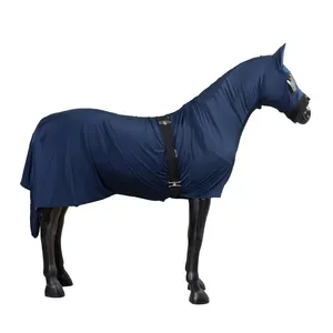 Waterproof Hooded Blanket Lycra fabric Horse Sheet Outdoor Waterproof Horse Rug