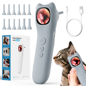 Casing silikon kucing Q12 tersedia dalam tiga warna otoskop Visual kamera telinga anjing kucing peliharaan otoskop observasi Real-time - Product Image 6