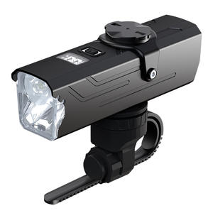 Luz de bicicleta Q03 LED recargable con batería de 2600 mAh, resistente al agua IPX5, con pantalla digital para bicicleta de montaña - Product Image 1