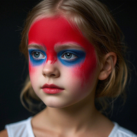 Avec le fabricant du produit Pochoirs de peinture faciale professionnels Kid Safe Face Paint pour la peinture faciale