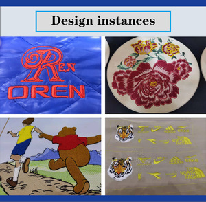 Équipement <span class=keywords><strong>de</strong></span> broderie <span class=keywords><strong>de</strong></span> motifs <span class=keywords><strong>de</strong></span> t-shirts Machine à broder industrielle multifonctionnelle Machine à broder par alphabet informatique RN-LS1 - Product Image 5