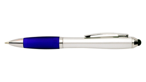 2 in 1 Stylus Touch Screen Gold Plated Click Metal <b>Ballpoint</b> <b>Pen</b> With Rubber Anti Slip Grip Signature <b>Pen</b> - Product Image 6