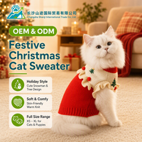 Nouveauté : vêtements d'hiver pour chat, pull tricoté chaud de Noël, vêtements anti-chute de poils pour chatons et chats, fournitures pour animaux de compagnie