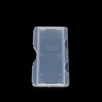 Laboratory Reusable Plastic Storage Microscope Slides Transparent 2 Position Slide Mailer
