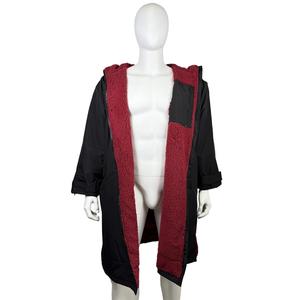 Peignoir poncho à capuche imperméable personnalisé en polaire sherpa pour la plage, le surf, la natation, le <span class=keywords><strong>ski</strong></span>, motif pour adultes - Product Image 4