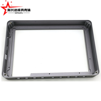 Boîtier en aluminium anodisé noir usiné CNC avec goujon pour carte PCB, pour contrôleur d'écran tactile HMI industriel, coque de protection