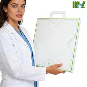 Klinik İnsan Kullanımı İçin Düşük Doz Radyasyon Taşınabilir Tıbbi Röntgen 17x17 İnç Kablosuz Düz Panel Dedektör - Product Image 1