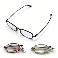 Lunettes de lecture pliables portables |   Lentilles en résine anti-lumière bleue