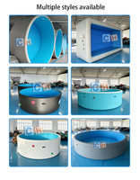 Piscine gonflable ronde CH pour adultes, idéale pour la famille dans le jardin