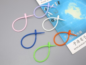 Silicone Data Cable Storage Organizer DIY <b>Keychain</b> Jewelry Colorful <b>Lanyard</b> Key Ring - Product Image 4