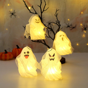 โคมไฟผีฮาโลวีนขนาดเล็กน่ารัก พกพาสะดวก แสงผีสุดหลอน สำหรับงานปาร์ตี้ Trick-or-Treat - Product Image 1