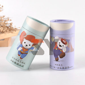Papier cylindrique portable résistant à la pression à impression personnalisée écologique pour petits jouets stylos Notes autocollantes Puzzles <span class=keywords><strong>Tube</strong></span> en papier - Product Image 1