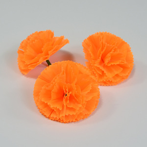 Flores Artificiales de Seda, Color Naranja, de 7cm, para Decoración Festiva, de Pared o Escritorio, Dongchen Arts Crafts - Product Image 1