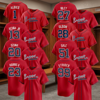 Maillot de baseball alternatif limité Toronto 2025 pour homme, grande taille, 100 % polyester, col en V, manches courtes, logos brodés et cousus pour l'été