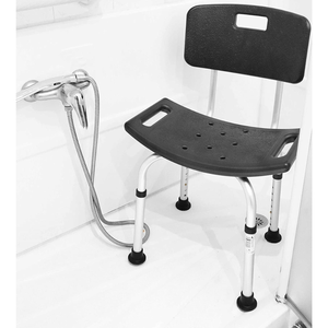 PEPE P30003 Adjustable <b>Shower</b> <b>Chair</b> for Seniors with Backrest - Product Image 6