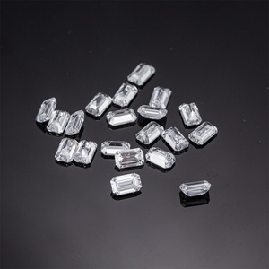 Messi Gems 2x3~3x4mm pour la fabrication de bijoux DEF VS Diamant de taille émeraude Melee cultivé en laboratoire - Product Image 3