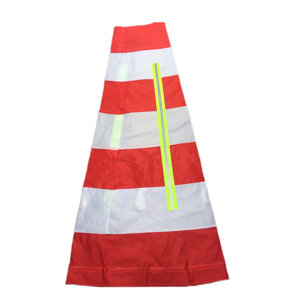 <strong>Custom</strong> Airport Windsocks Airport Water-proof <strong>Flag</strong> White+<strong>red</strong> Color Windsocks Polyester - Product Image 2