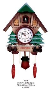 Toàn bộ điểm ra cửa sổ thời gian tắt đồng đồng hồ treo tường phòng khách sáng tạo đồng hồ treo tường cổ cúc cu Đồng hồ treo tường - Product Image 6