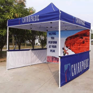 เต็นท์พับได้3x3ม. 10X10ft เต้นท์ป็อปอัพสำหรับโฆษณา600D แบบกำหนดเองได้เต็นท์ค้าขายกลางแจ้งกันน้ำ - Product Image 5