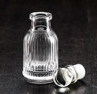 Bouteille en verre transparente style colonne romaine pour diffuseur d'arômes, flacon vide pour diffuseur d'aromathérapie, parfum d'intérieur, bouteilles de diffuseur à bâtonnets 50ml 100ml