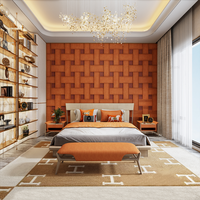 Italienisches Innendesign Komplette Villa-Möbel Luxus-Schlafzimmer-Set Möbel Kingsize-Bettgestell Luxus