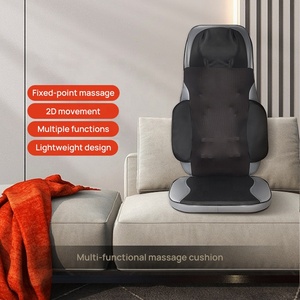 Cojín de Masaje Amasador 3D con Calefacción y Vibración, Masajeador Shiatsu para Cuello y Espalda, Silla de Masaje para Alivio del Dolor de Espalda - Product Image 6