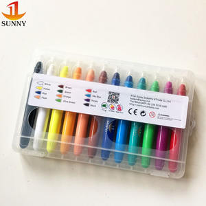 カスタム印刷されたロゴクレヨン誕生日パーティー用OEMサービス利用可能プロモーションクレヨンあなたのブランド名子供イベント - Product Image 3